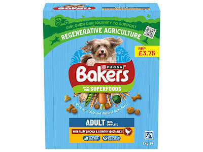 Bakers Superfoods Chicken with Vegetables Dry Dog Food 1kg