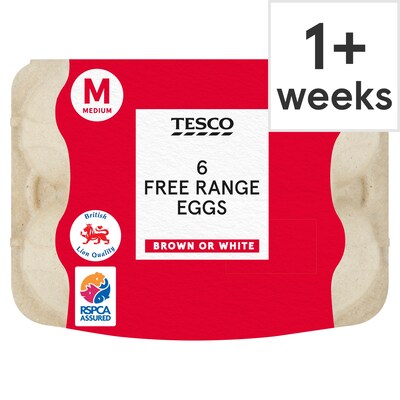 Euro Shopper 6 Free Range Eggs