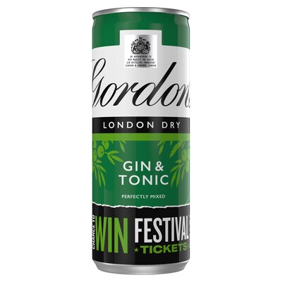 Gordon's Gin & Tonic 250ml
