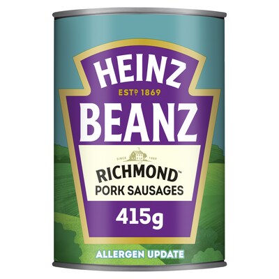 Heinz Beanz with Pork Sausages 415g